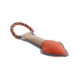 Produktbild von Hunter Hundespielzeug Tough Pombas Pfeil Quietschspielzeug aus Baumwolle Orange