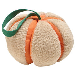Hunter Hundespielzeug Venice Kürbis Intelligenzspielzeug aus Plüsch beige orange – Bild 1 von 6