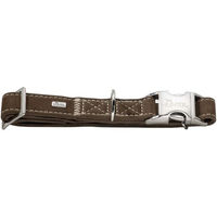 Produktbild von Hunter Hunting Alu-Strong Hundehalsband aus Leder in Braun Größe XL