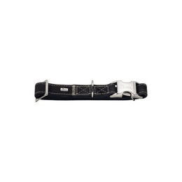 Hunter Hunting Alu-Strong Hundehalsband aus Leder Schwarz Größe M – Bild 1 von 5