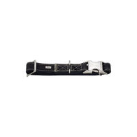 Produktbild von Hunter Hunting Alu-Strong Hundehalsband aus Leder Schwarz Größe M