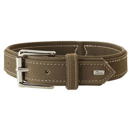 Hunter Hunting Hundehalsband aus Leder in Oliv, Größe M-L - 60 cm – Bild 1 von 5