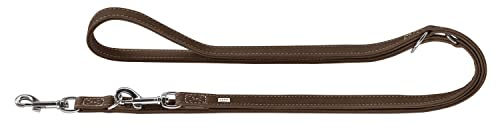 Hunter Hunting Verstellbare Leder Führleine für Hunde Braun 200 cm - 200 cm – Bild 1 von 4