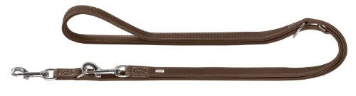Hunter Hunting Verstellbare Leder Führleine für Hunde Braun 200 cm S-M - 200 cm – Bild 1 von 3