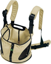 Hunter Kangaroo Hundetragetasche Rucksack für kleine Hunde und Welpen Beige 30 x 20 x 30 cm – Bild 1 von 12
