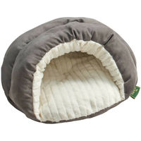 Produktbild von Hunter Katzenhöhle Brighton Plüsch Grau Größe S 45 x 45 cm - 45 cm