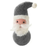 Produktbild von Hunter Katzenspielzeug Barrow Weihnachtsmann Plüschspielzeug aus Wolle in Weiß und Grau