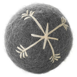 Hunter Katzenspielzeug Barrow Wollball Weiß Grau – Bild 1 von 1
