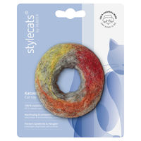 Produktbild von Hunter Katzenspielzeug Filzring bunt Durchmesser 7 cm