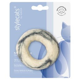 Hunter Katzenspielzeug Filzring weiß Durchmesser 7 cm – Bild 1 von 1