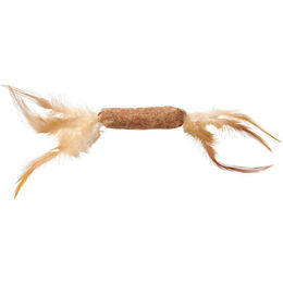 Produktbild von Hunter Katzenspielzeug Moa Hantel mit Federn und Catnip aus Plüsch