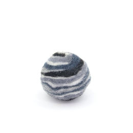 Hunter Katzenspielzeug Rolli Ball aus Filz Grau Weiß für Kitten – Bild 1 von 3