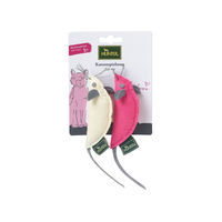 Produktbild von Hunter Katzenspielzeug Set mit Catnip aus Polyester in Beige und Pink