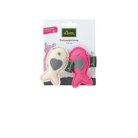 Produktbild von Hunter Katzenspielzeug Set mit Catnip aus Polyester in Beige und Pink
