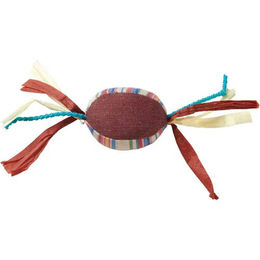 Produktbild von Hunter Kemi Katzenspielzeug Ball mit Catnip aus Textil und Papier Braun Bunt 10 cm