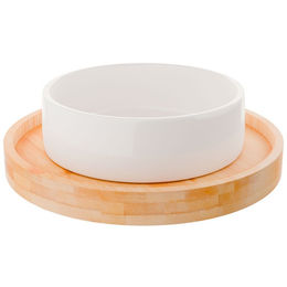 Produktbild von Hunter Keramik-Katzennapf Tanaro Weiß Durchmesser 18 cm - 350 ml