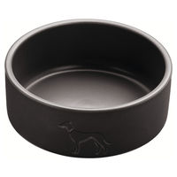 Produktbild von Hunter Keramik Napf Osby Futternapf für Hunde anthrazit 350 ml - 0,35 l