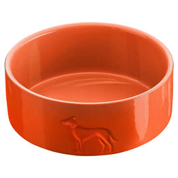 Produktbild von Hunter Keramik-Napf Osby Glazed orange für Hunde 1100 ml - 1100 ml