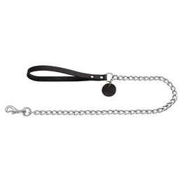 Produktbild von Hunter Kettenführleine aus Leder in Schwarz, 110 cm - 110 cm