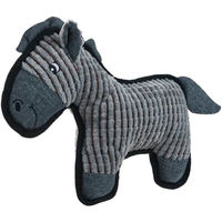 Produktbild von Hunter Kolding Hundespielzeug Pferd aus Plüsch in Grau 37 cm mit Squeaker - 37 cm