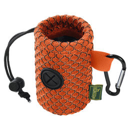 Hunter Kotbeutelspender Hilo Beuteltasche aus Polyester in Orange mit Karabiner für Hunde – Bild 1 von 6