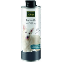 Produktbild von Hunter Lachsöl Salmon Oil für Hunde 500 ml kaltgepresstes Haut-Fell-Supplement ohne Farb- und Aromastoffe sowie Konservierungsstoffe - 500 ml