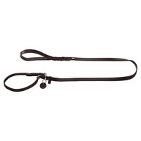Produktbild von Hunter Leder Schleppleine Solid Education Braun 170cm für Hunde