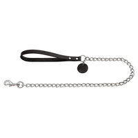Produktbild von Hunter Lederführleine schwarz wasserabweisend - 110 cm