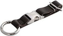 Hunter Leinenhalter Barrit aus Leder schwarz 16 x 2 cm – Bild 1 von 9
