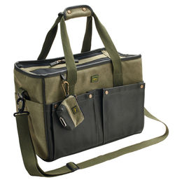 Hunter Madison Transporttasche aus Baumwolle für kleine Hunde und Katzen bis 7 kg Khaki – Bild 1 von 11