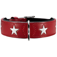 Produktbild von Hunter Magic Star Hundehalsband aus Leder rot/schwarz Größe XS - 1 Stk.