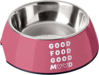 Produktbild von Hunter Melamin Futternapf Chester Rosa Pink 350 ml Ø 17,5 cm - 0,35 l