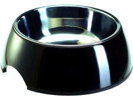 Hunter Melamin Futternapf Mini Schwarz 160 ml für Hunde und Katzen - 160 ml – Bild 1 von 9