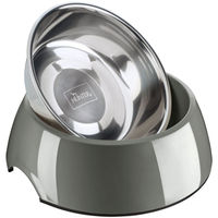 Produktbild von Hunter Melamin Napf Grau 160 ml Mini Futternapf für Hunde und Katzen - 160 ml