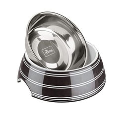 HUNTER Melamin-Napf Silda Futternapf für Hunde 700 ml Blau Weiß Grau - 700 ml – Bild 1 von 3