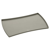 Produktbild von Hunter Napfunterlage Eiby grau aus Silikon rutschhemmend für Hunde 48 x 30 cm