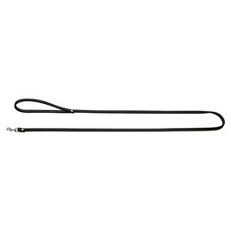 Hunter Nappaleder Führleine Petit für kleine Hunde Schwarz 8 mm x 140 cm – Bild 1 von 4