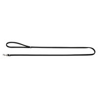 Produktbild von Hunter Nappaleder Führleine Petit für kleine Hunde Schwarz 8 mm x 140 cm
