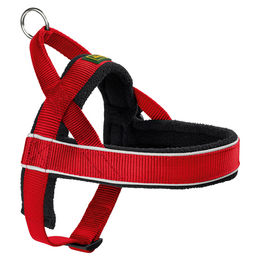 Hunter Norwegergeschirr Racing Hund Nylon rot/schwarz Größe S – Bild 1 von 10