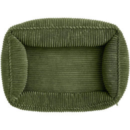 Produktbild von Hunter Orthopädisches Hundebett Corbie Grün Cord Größe S 60x40 cm