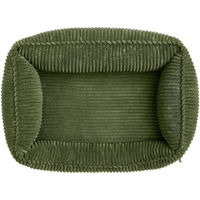 Produktbild von Hunter Orthopädisches Hundebett Corbie Grün Cord Größe S 60x40 cm