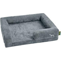 Produktbild von HUNTER Orthopädisches Hundebett MELUN mit Memory Foam in Graublau Größe L