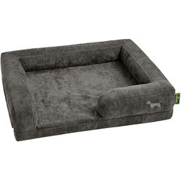 HUNTER Orthopädisches Hundebett MELUN mit Memoryschaum in Grau Größe M – Bild 1 von 7