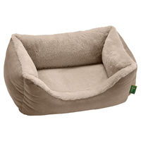 Produktbild von Hunter Orthopädisches Hundebett Rockford Beige Plüsch Größe M
