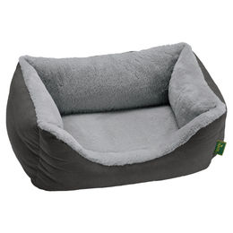 Produktbild von Hunter Orthopädisches Hundesofa Rockford Plüsch Grau Größe L