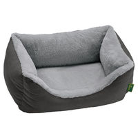 Produktbild von Hunter Orthopädisches Hundesofa Rockford Plüsch Grau Größe M