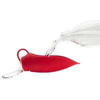 Produktbild von Hunter Outdoor Trinkflasche mit Silikonnapf für Hunde Rot 550 ml - 550 ml