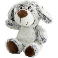Produktbild von Hunter Plüschspielzeug Faro Hund grau und weiß für Hunde - 19 cm