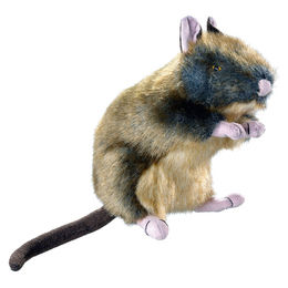 Hunter Plüschspielzeug Wildlife Ratte für Hunde in Braun Größe M - 20 cm – Bild 1 von 2