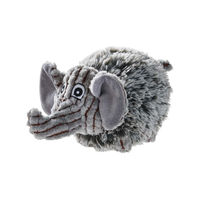 Produktbild von Hunter Pori Hundespielzeug Elefant aus Plüsch mit Igelball Grau Größe S - 14 cm